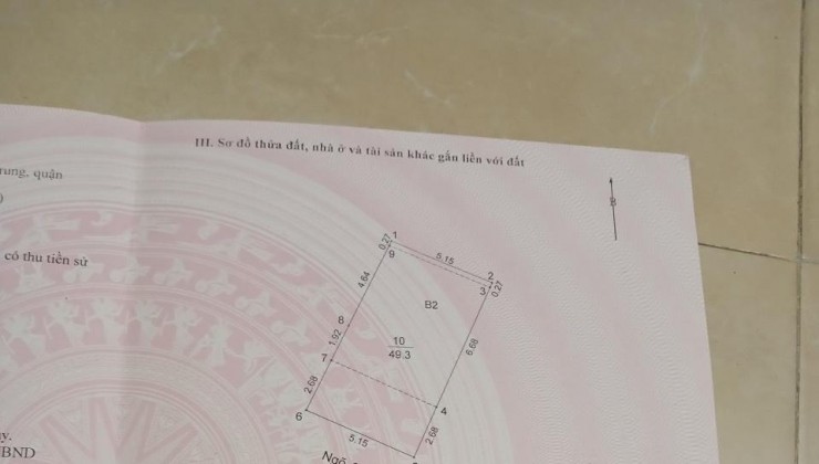 Bán nhà Hoàng Văn Thái 50m, 5 tầng, phân lô, ô tô tránh