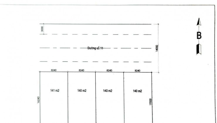 Chủ phân lô bán gấp lô đất nền mặt tiền Đường số 11& 13 Tân Kiểng Q7 giá 140tr/m