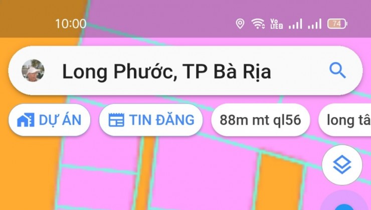 Chủ cần bán miếng đất mặt tiền nhựa long phước , thành phố bà rịa