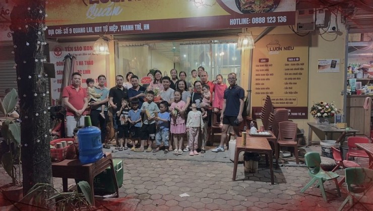 Chính Chủ cần sang nhượng quán lươn niêu tại Kiot 09 đường Quang Lai, Tứ Hiệp Thanh Trì