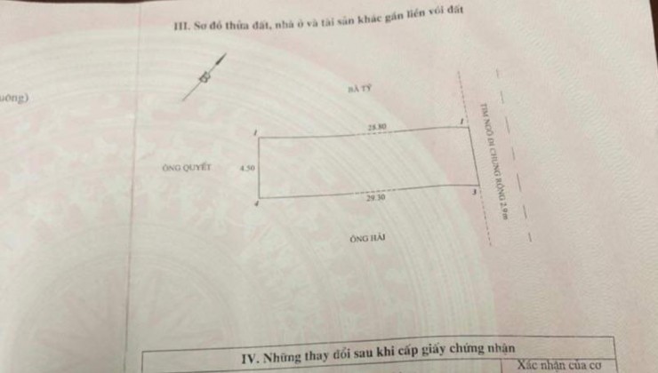 Bán đất tuyến 2 Khúc Thừa Dụ, diện tích 242m GIÁ 9.68 tỉ đường 6m