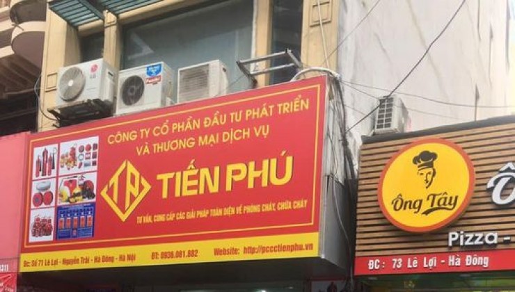 Chính chủ  KHÔNG QUA TRUNG GIAN cho thuê tầng 1 số 71 Lê Lợi, Hà đông .( mặt đường Lê Lợi, gần chợ Hà đông ).