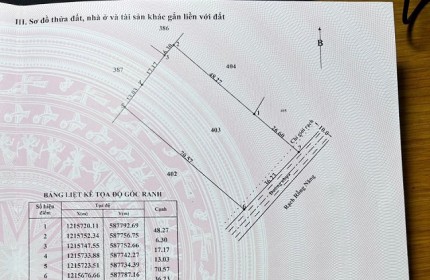 Cần tiền bán gấp lô đất, Xã Tân Thạnh Tây, Củ Chi