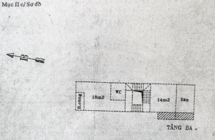 Bán nhà Tô Vũ - 193 Văn Cao, diện tích 82m 3 tầng GIÁ 7.15 tỉ, sân cổng