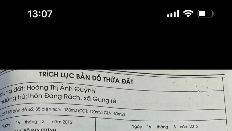 Bán Đất Đẹp Vị Trí Đắc Địa Tại 74 Nguyễn Văn Trỗi, TT Di Linh, Huyện Di Linh, Lâm Đồng