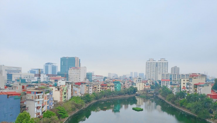 Bán Tòa Nhà, View Hồ Phương Mai, Quận Đống Đa, 110m x 9T. Giá 38 tỷ.