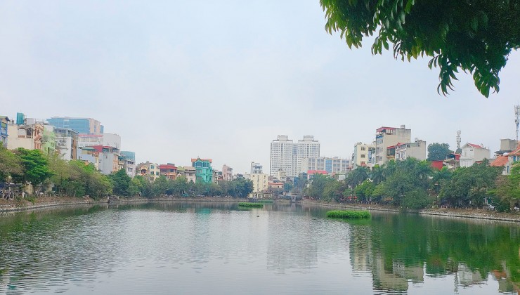 Bán Tòa Nhà, View Hồ Phương Mai, Quận Đống Đa, 110m x 9T. Giá 38 tỷ.