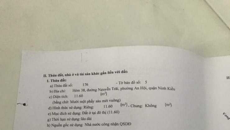 Bán Nhà Đẹp Vị Trí Đắc Địa ngay trung tâm P. Tân An, Quận Ninh Kiều, TP Cần Thơ