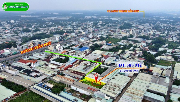 Cần bán thửa đất 585m2 sẵn 200m2 Thổ Cư liền kề cao tốc Long Thành Dầu Giây