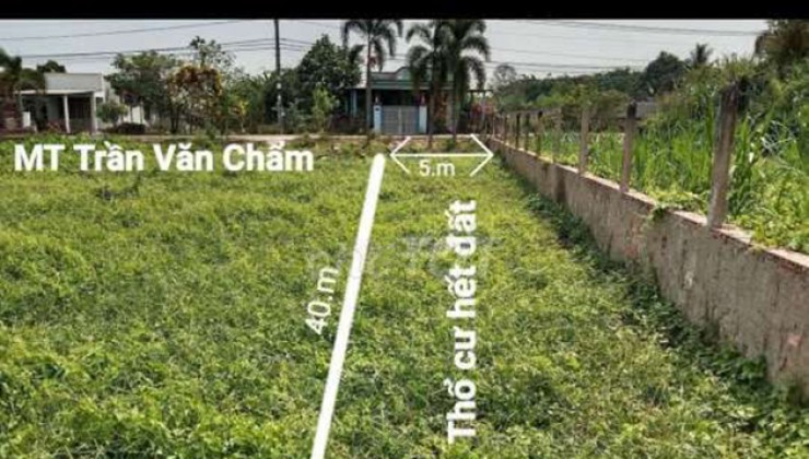 BÁN ĐẤT MT TRẦN VĂN CHẨM, 200m2, Giá 3.4 tỷ