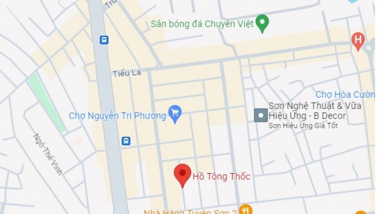 ► Mặt Tiền Hồ Tông Thốc, Hoà Cường Bắc, 93m2 2 tầng, 5.2 tỷ