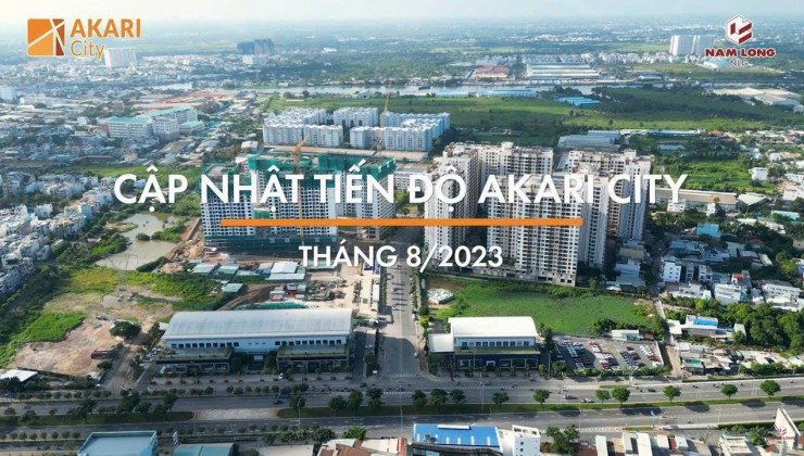 Giỏ hàng căn hộ Akari City 2PN 1WC diện tích 62m2 nhận nhà cuối 2024 thanh toán vốn tự có chỉ 700Tr (20%)