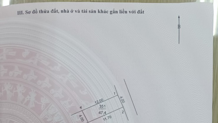 Cần bán bán 47,4 m Thôn Đồng Lai,Quang Tiến,Sóc Sơn, Hà Nội.(ô tô vào đất)
* Tiện ích
-Diện tích 47,4m ,khổ đất vuông, mặt tiền và hậu 4m
-Đường