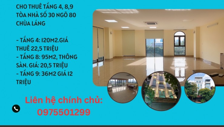 Chính chủ cần cho thuê tầng 5 trong nhà 7 tầng mặt phố Đào Tấn, Ba Đình, Hà Nội