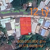 Bán đất trung tâm thị trấn Tân Trụ giá 800 triệu.m
