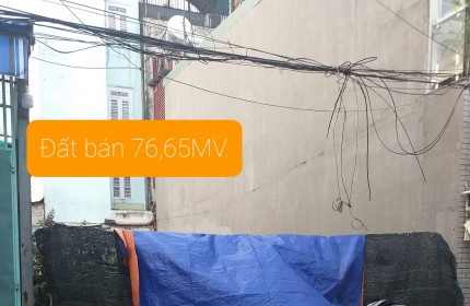 ĐẤT HẺM XE TẢI 6M THÔNG - GẦN MẶT TIỀN - 5X15,4M - 76M2 - QUANG TRUNG - P14 - GÒ VẤP - NHỈNH 5 TỶ