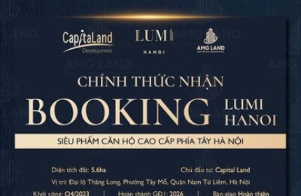 nhận đặt trước căn hộ Lumi Hanoi