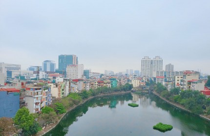 Bán Tòa Nhà, View Hồ Phương Mai, Quận Đống Đa, 110m x 9T. Giá 38 tỷ.