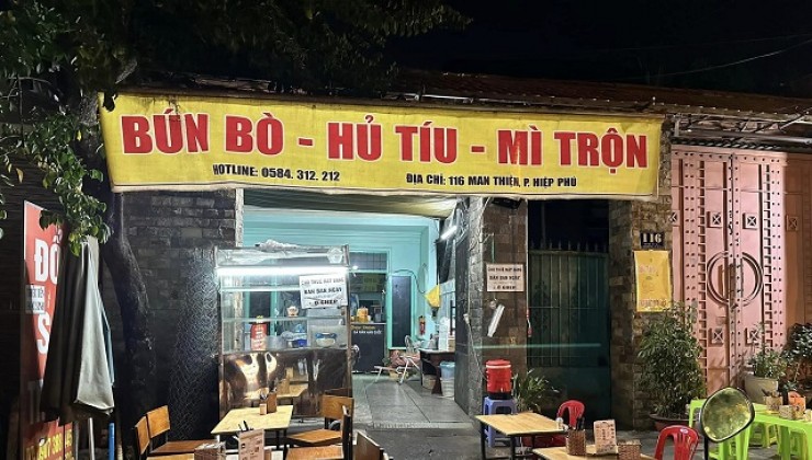 CHO THUÊ MẶT BẰNG MẶT TIỀN KINH DOANH 116 MAN THIỆN, TĂNG NHƠN PHÚ A, TP THỦ ĐỨC