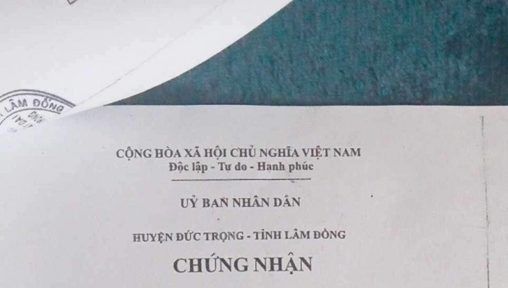 Cần Bán nhanh lô đất Mặt TIỀN NGUYỄN VĂN CỪ tiềm năng tại TP Bảo Lộc