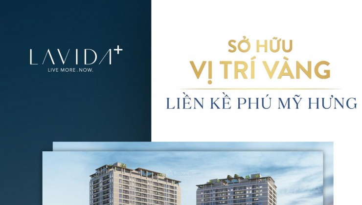 Nhà thô căn 3PN chung cư Lavida Plus, Đường Nguyễn Văn Linh, Quận 7 giá 4 tỷ