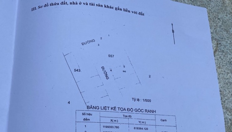 LÔ ĐẤT 94M2 NGANG 6,6X15M GÓC 2 MẶT TIỀN NGAY VINHOMES Q9 CẦN BÁN GẤP