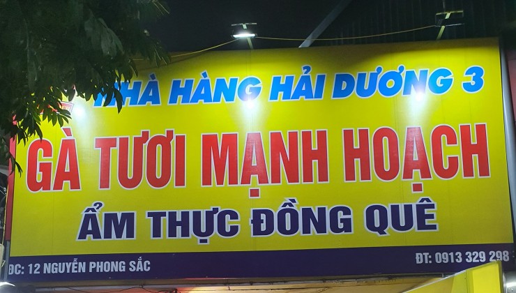 CẦN SANG NHƯỢNG LẠI NHÀ HÀNG TẠI CẦU GIẤY, HÀ NỘI