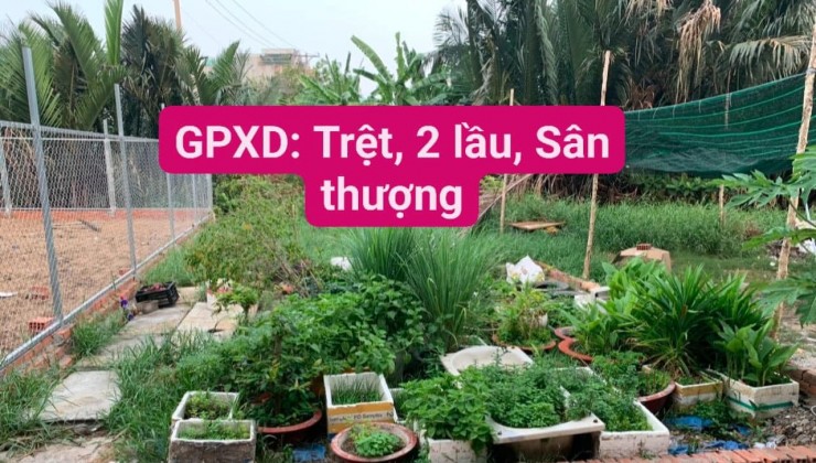 Xe tải tới nơi,Đất trống tiện xây mới,ngang bề thê 6m,trung tâm thị trấn nhà bè, nhỉnh 3 tỷ