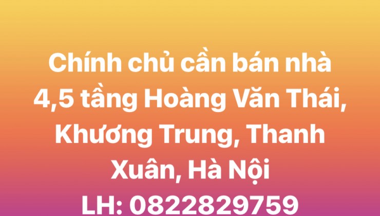 Chính chủ cần bán nhà 4 tầng 1 tum tại cụm Nha, Long Biên, Hà Nội