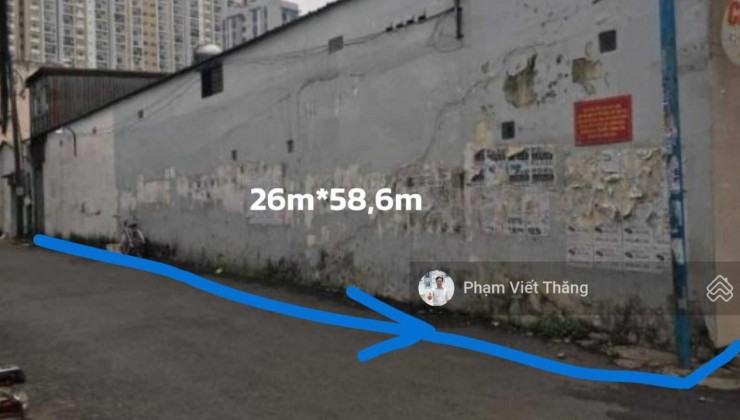 Tôi cần bán 1529.5m2 tại 40 Tân Thành, P. Tân Thành, Q. Tân Phú giá 130 tỷ TL