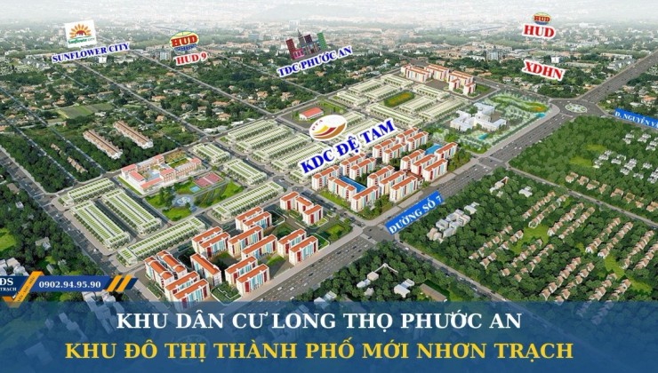 Bán nền đất dự án Xây Dựng Hà Nội , xã Phước An Nhơn Trạch đường nhựa LG 17m