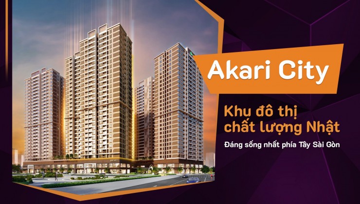 Booking định danh sở hữu căn hộ Akari City Bình Tân chỉ từ 750 triệu (20%)
