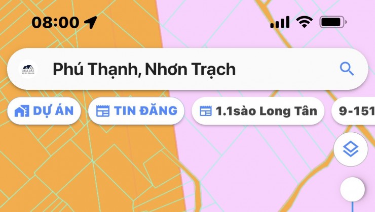 Bán đất mặt tiền Nhơn Trạch - 1560m2 mặt tiền đường Vành Đai 3 TPHCM