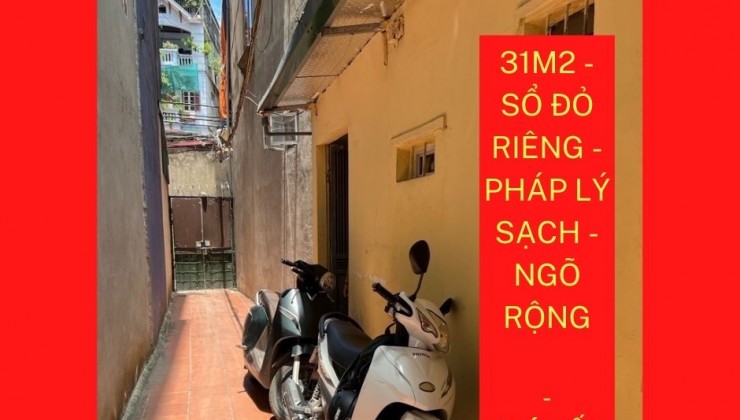 Bán Nhà Ngõ 151 Nguyễn Đức Cảnh - 31m2 - sổ đỏ riêng - Giá 2,16 Tỷ (Có TL)