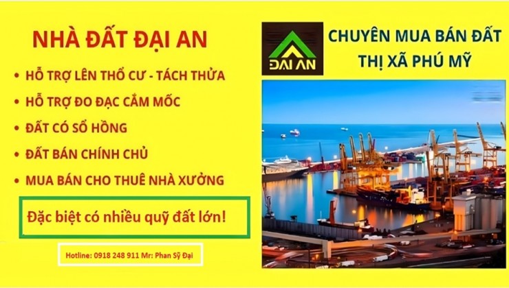 Bán cắt lỗ hơn 2.5 tỉ mặt tiền Hắc Dịch - Tóc Tiên 10x40. 100 thổ cư