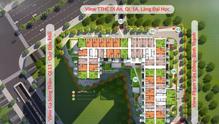 Siêu VỊ TRí ngay làng đại học Linh Xuân Thủ Đức căn hộ 2PN 55m2 Picity Sky Park full nội thất cao cấp, chỉ 1,9 tỷ