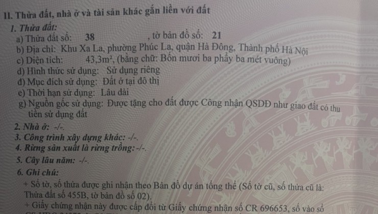 SIÊU PHẨM NHÀ C4 XA LA HÀ ĐÔNG - CHÍNH CHỦ - KHU DÂN TRÍ CAO - TIỆN ÍCH ĐẦY ĐỦ KHÔNG THIẾU GÌ