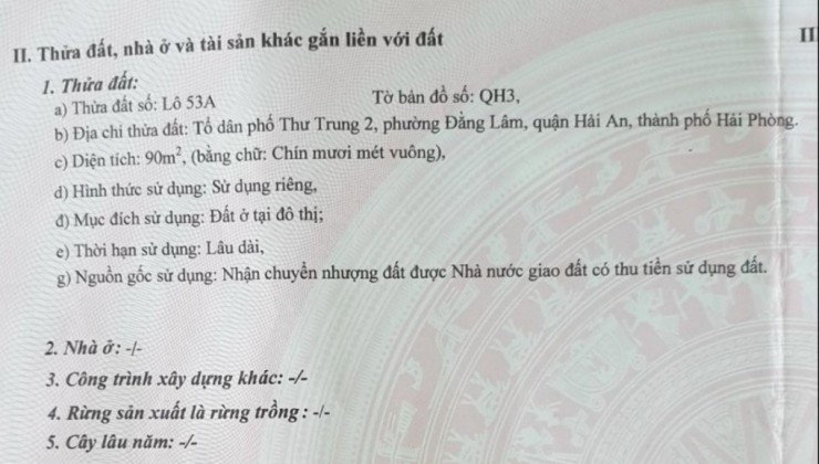 Bán nhà phân lô 193 Văn Cao - Thư Trung, diện tích 90m 4 tầng GIÁ 6.6 tỉ dân xây đẹp