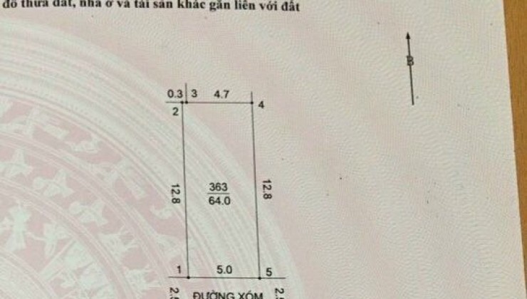 64m Phụng Châu ngõ ô tô, thông tứ tung. Mặt tiền 5m, hậu 5m. Giá chỉ trên 10tr/m. Lh e Thắng:0982963222