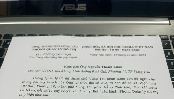 Chủ cần bán nhà cấp 4 phường 10 thành phố vũng tàu