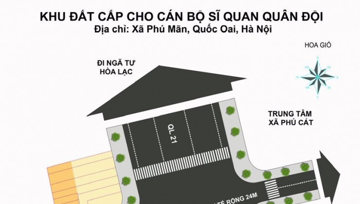 BÁN NHANH LÔ ĐẤT LÀN 2 QUỐC LỘ 21