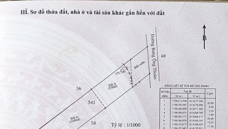 BÁN 2100M2 ĐẤT MẶT TIỀN Full THỔ ĐƯỜNG BƯNG ÔNG THOÀN, PHÚ HỬU, QUẬN 9