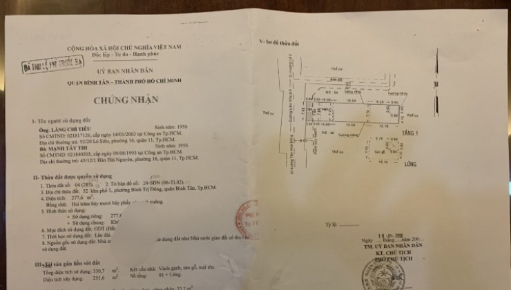 CHÍNH CHỦ Cần Bán KHO XƯỞNG vị trí đẹp tại quận Bình Tân, TPHCM