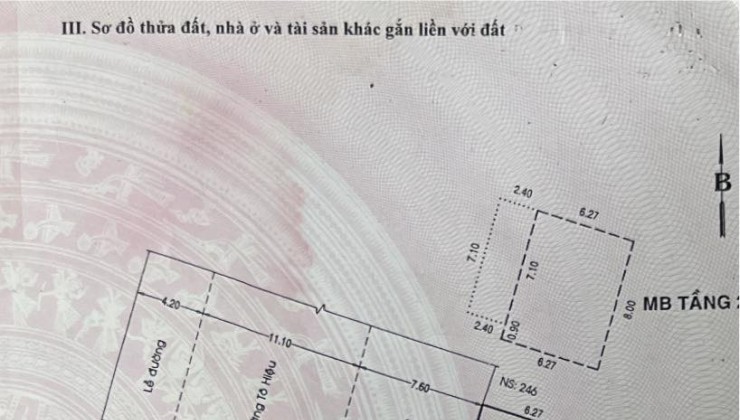 Bán Rẻ Nhà TÔ HIẾN THÀNH Quận 1O, Hẻm Ô tô,40m2,  nhính 5 T 3