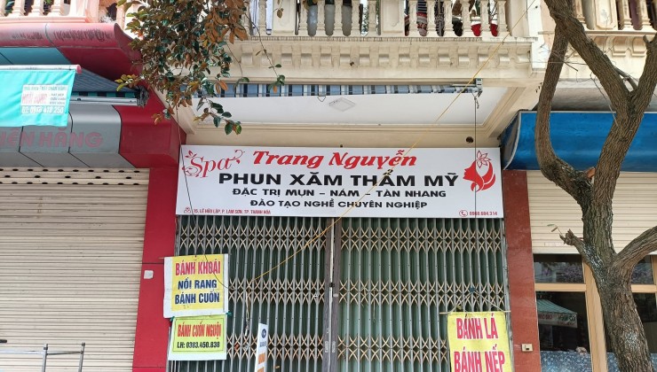 CHO THUÊ NHÀ HOẶC MẶT BẰNG KINH DOANH TẦNG 1 TẠI PHƯỜNG LAM SƠN, TP THANH HÓA