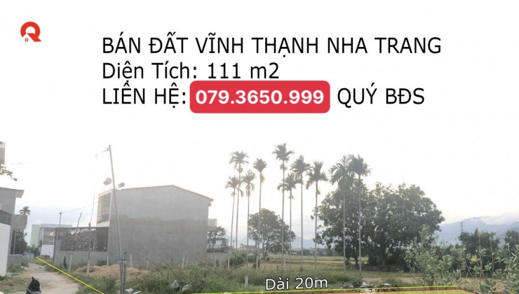 Bán đất Vĩnh Thạnh Nha Trang gâng đường 23/10 giá 11,5 triệu/m2
