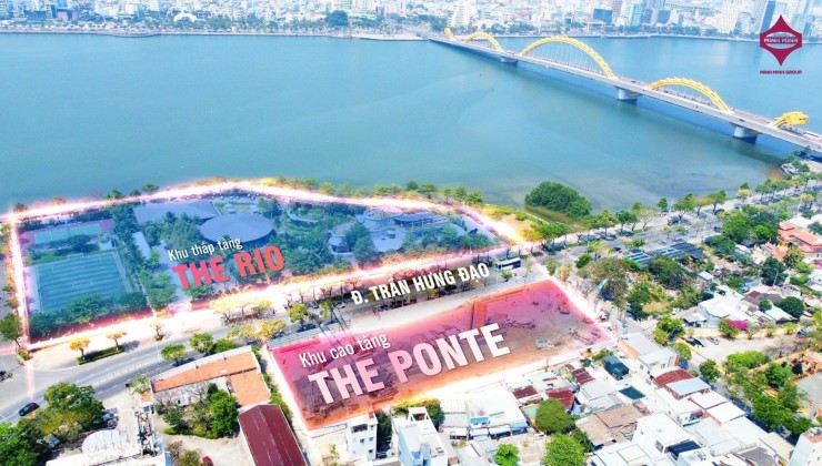 Siêu cấp Sun Ponte biểu tượng mới Đà Thành, vị trí vàng cầu rồng, view biển, booking ck thẳng 1%