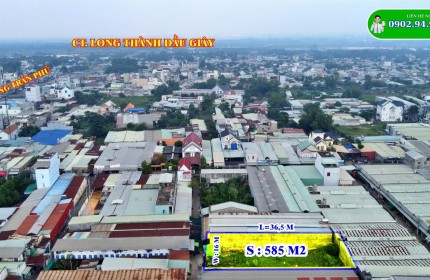 Bán thửa đất 585m2 sẵn 200m2 Thổ Cư nằm sau đường Trần Phú xã Phước Thiền Nhơn Trạch.