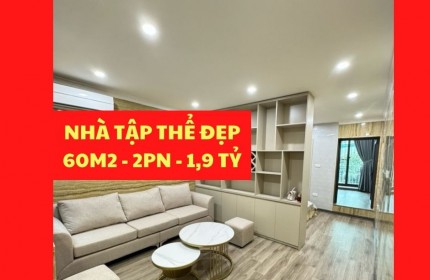 Bán Nhà Tập Thể Khu Tân Mai, 60M2 - 2PN - Giá 1,9 Tỷ (Có TL)