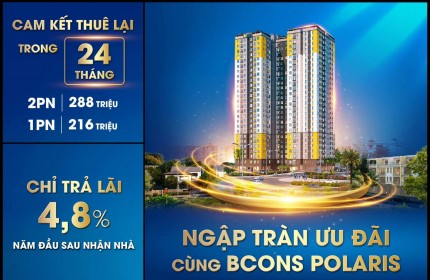 Trả Trước 175tr Sỡ Hữu Ngay Căn 2PN 2WC, Ngân Hàng Hỗ Trợ Vay 80%, Miễn Lãi Suất 4,8%